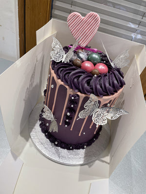 BUTTERFLY ELEGANCE OCCASION CAKE