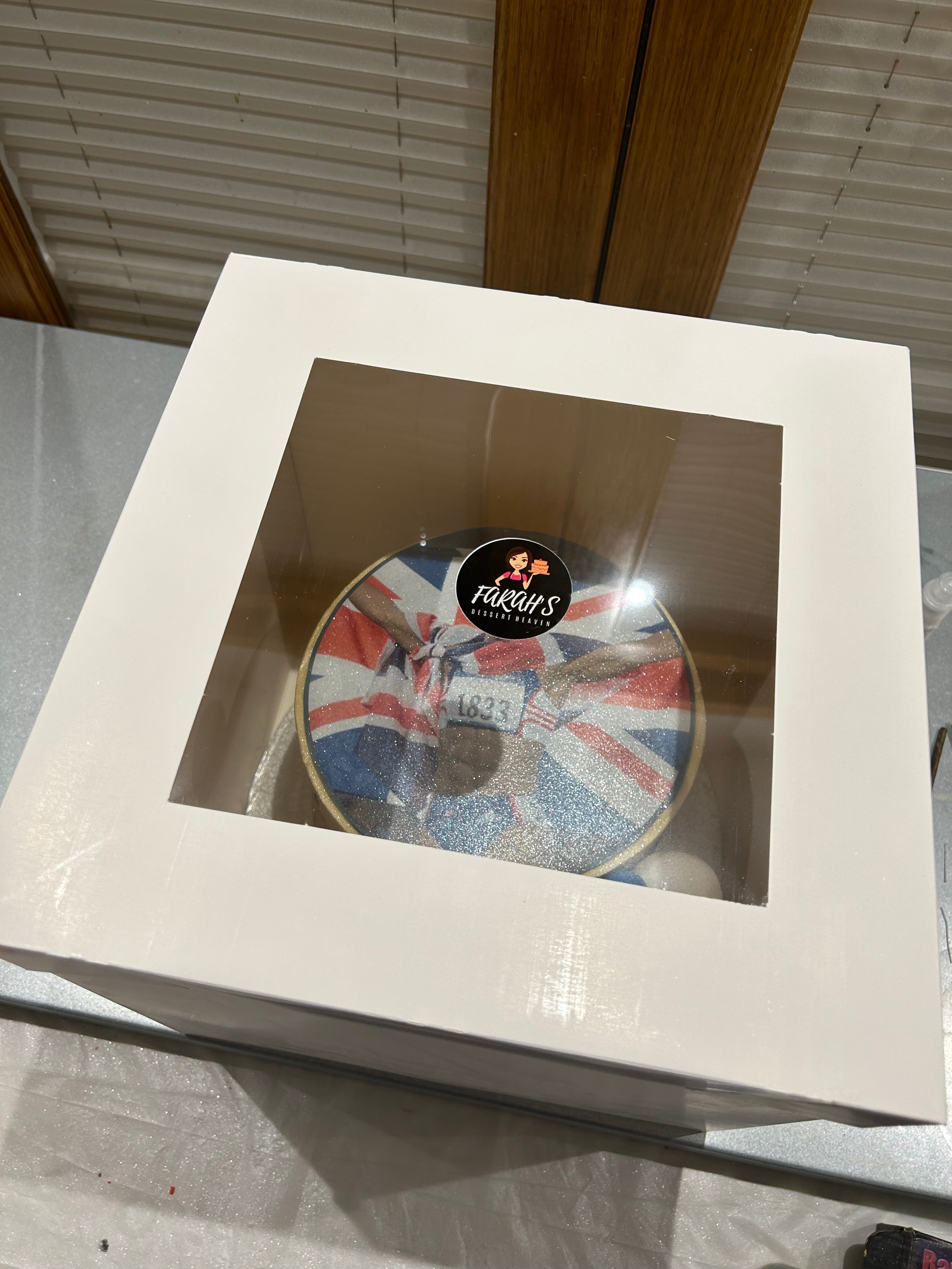 CUSTOM GOLD MEDALIST CAKE