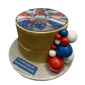 CUSTOM GOLD MEDALIST CAKE