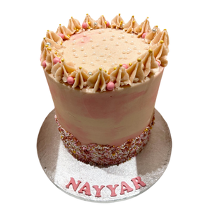 MARBLE SPRINKLE TOP CAKE
