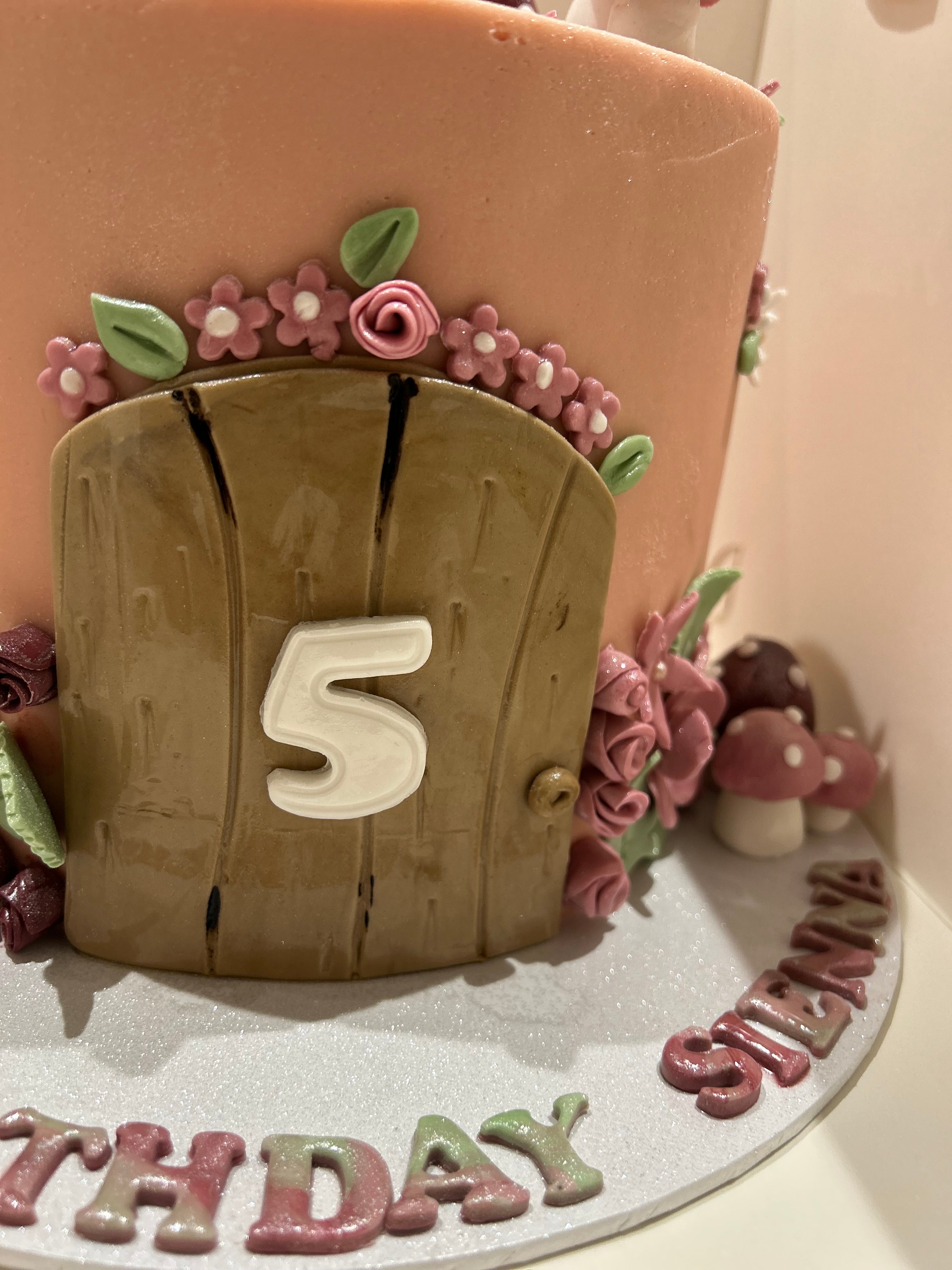 PINK WOODLAND CAKE