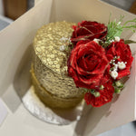 PURE GOLD FLORAL CAKE
