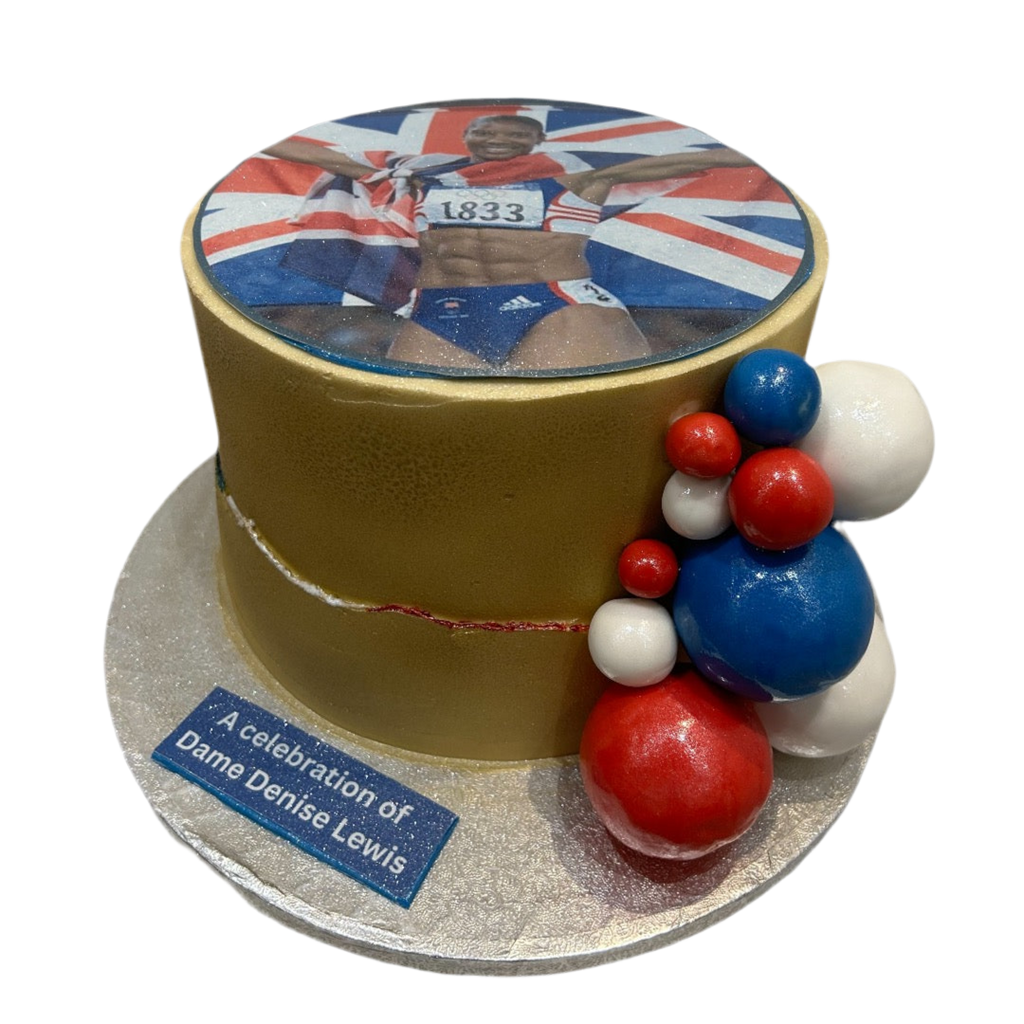 CUSTOM GOLD MEDALIST CAKE