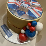CUSTOM GOLD MEDALIST CAKE