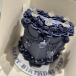 LILAC CRYSTAL HEART CAKE