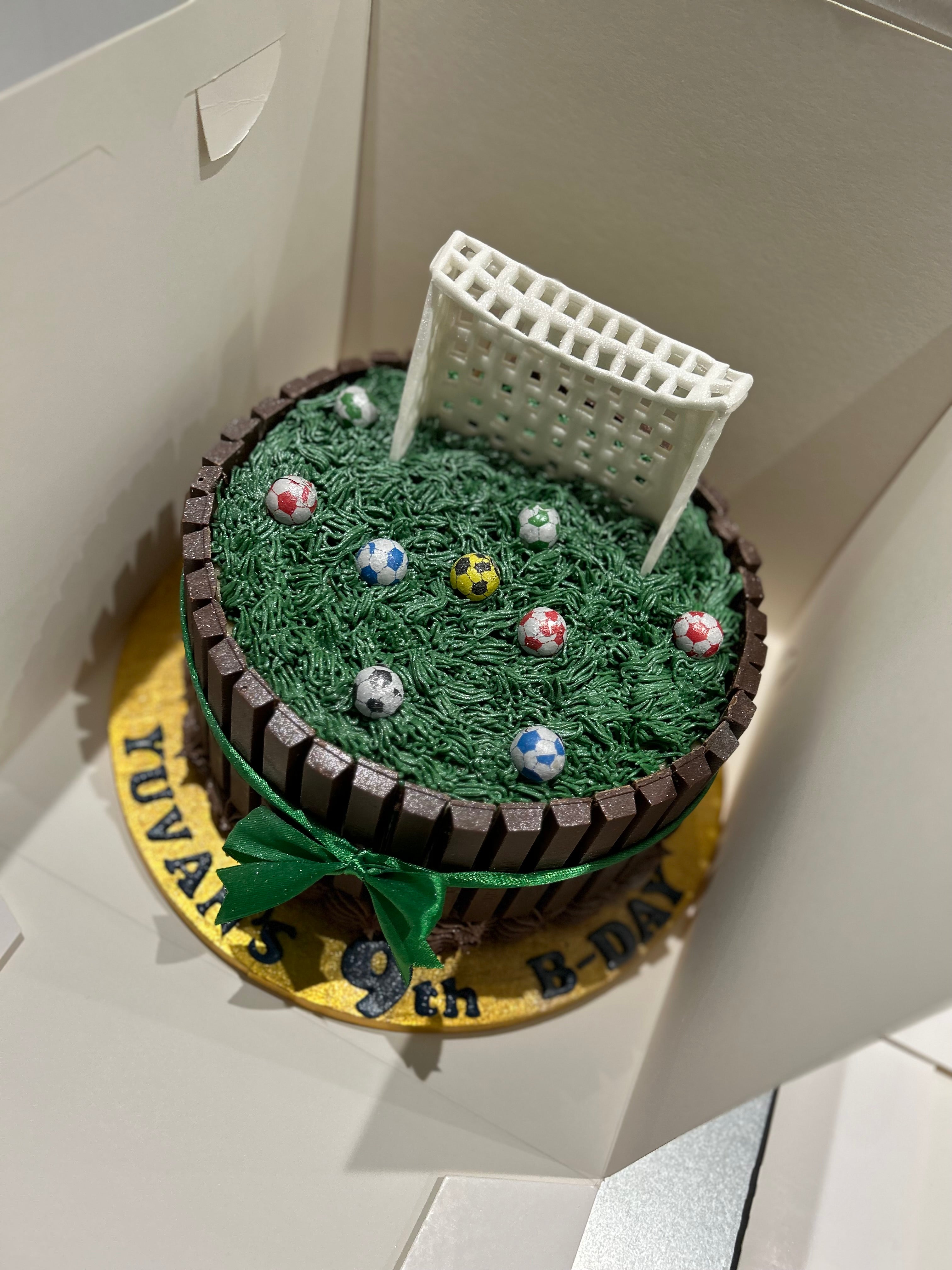 KIT KAT THEME FOOTBALL CAKE