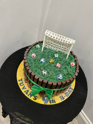 KIT KAT THEME FOOTBALL CAKE