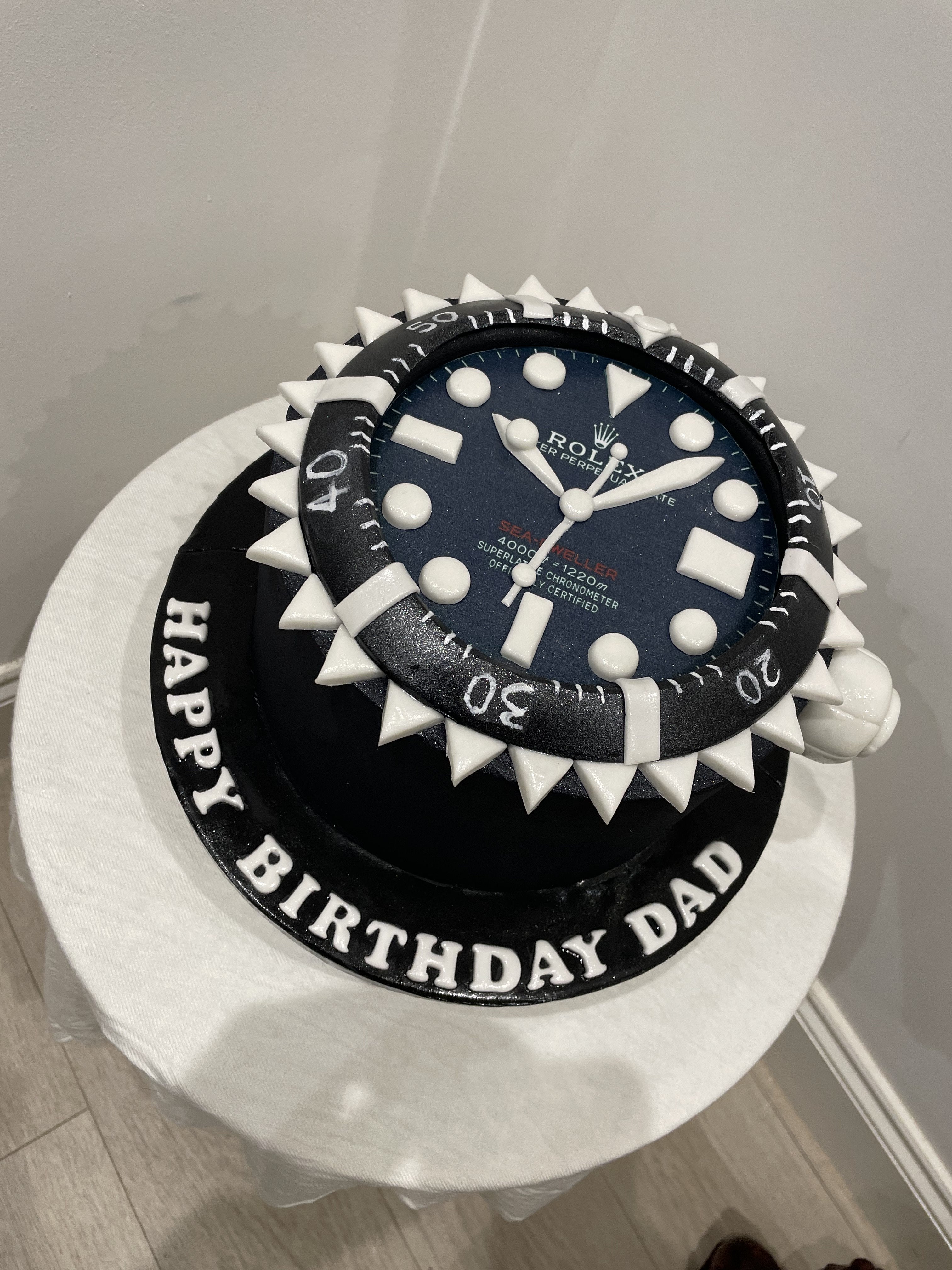 LUXURY DESIGNER WATCH THEMED CAKE