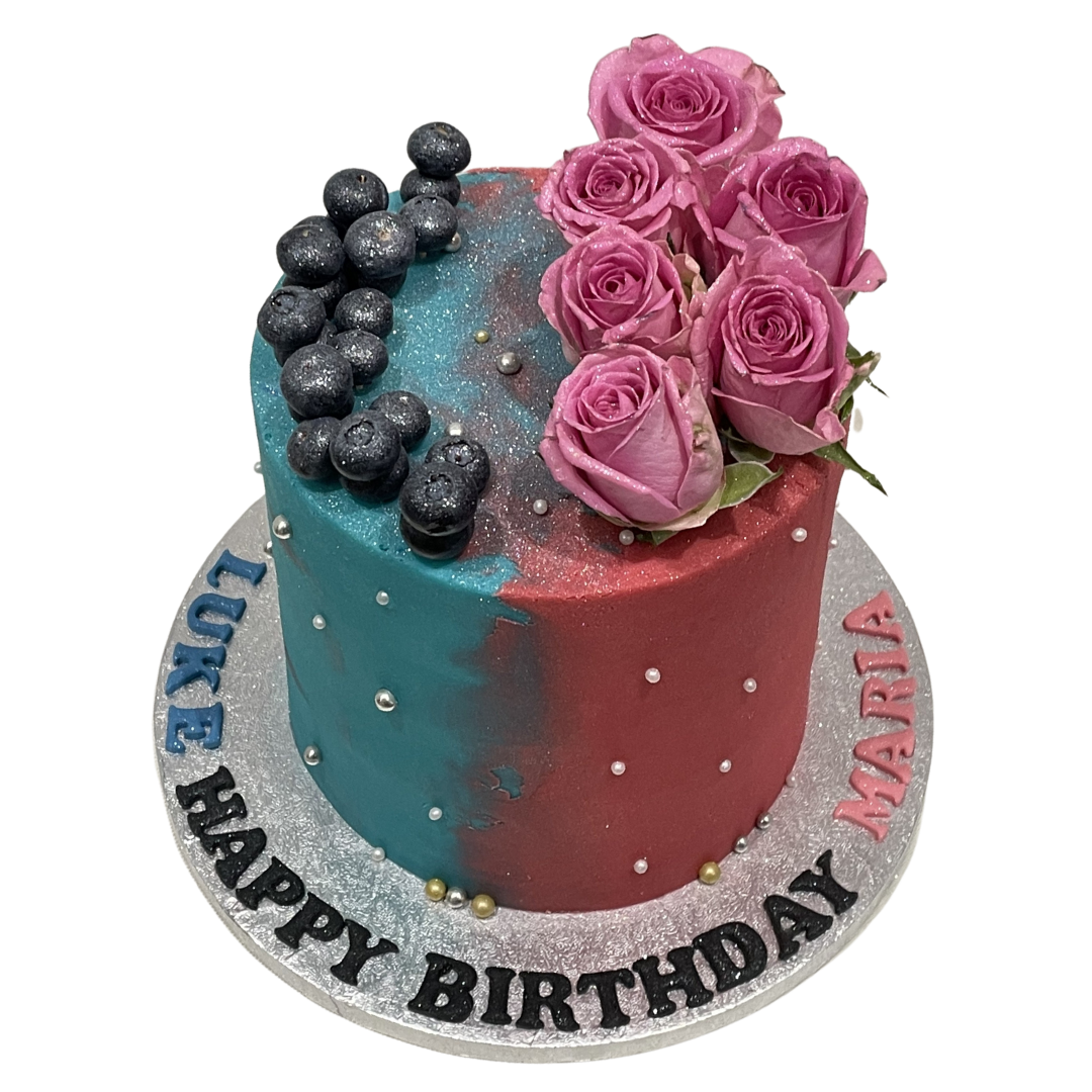 AZURE PINK BERRY CAKE