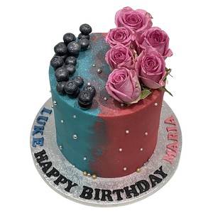 AZURE PINK BERRY CAKE
