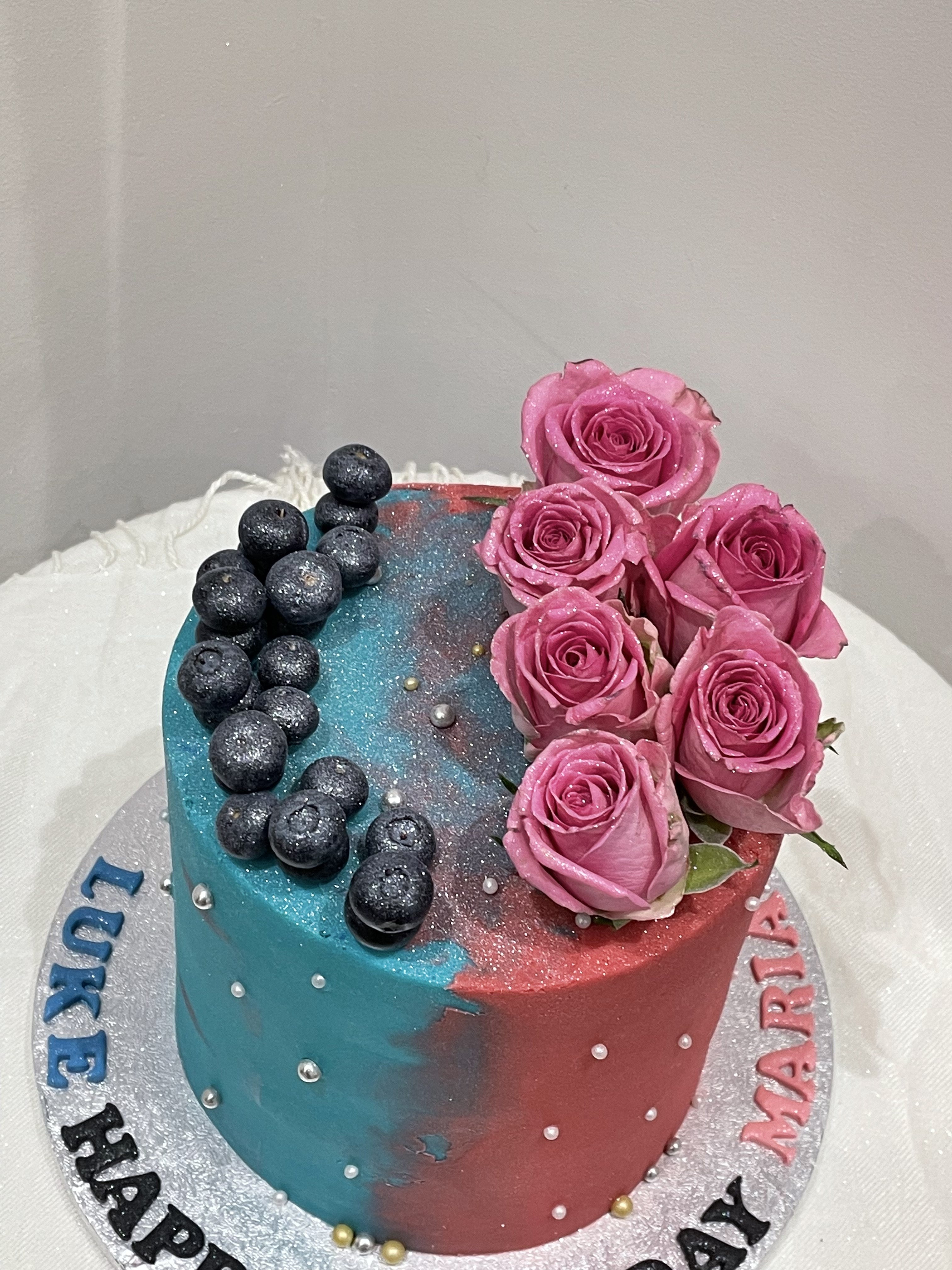 AZURE PINK BERRY CAKE