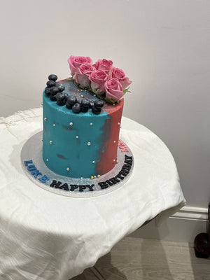 AZURE PINK BERRY CAKE