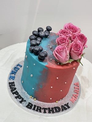 AZURE PINK BERRY CAKE