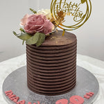 ELEGANT CHOCO FLOWER CAKE