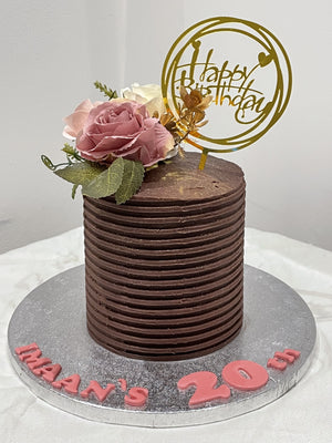 ELEGANT CHOCO FLOWER CAKE