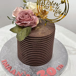 ELEGANT CHOCO FLOWER CAKE