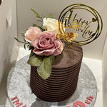 ELEGANT CHOCO FLOWER CAKE