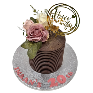 ELEGANT CHOCO FLOWER CAKE