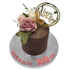 ELEGANT CHOCO FLOWER CAKE