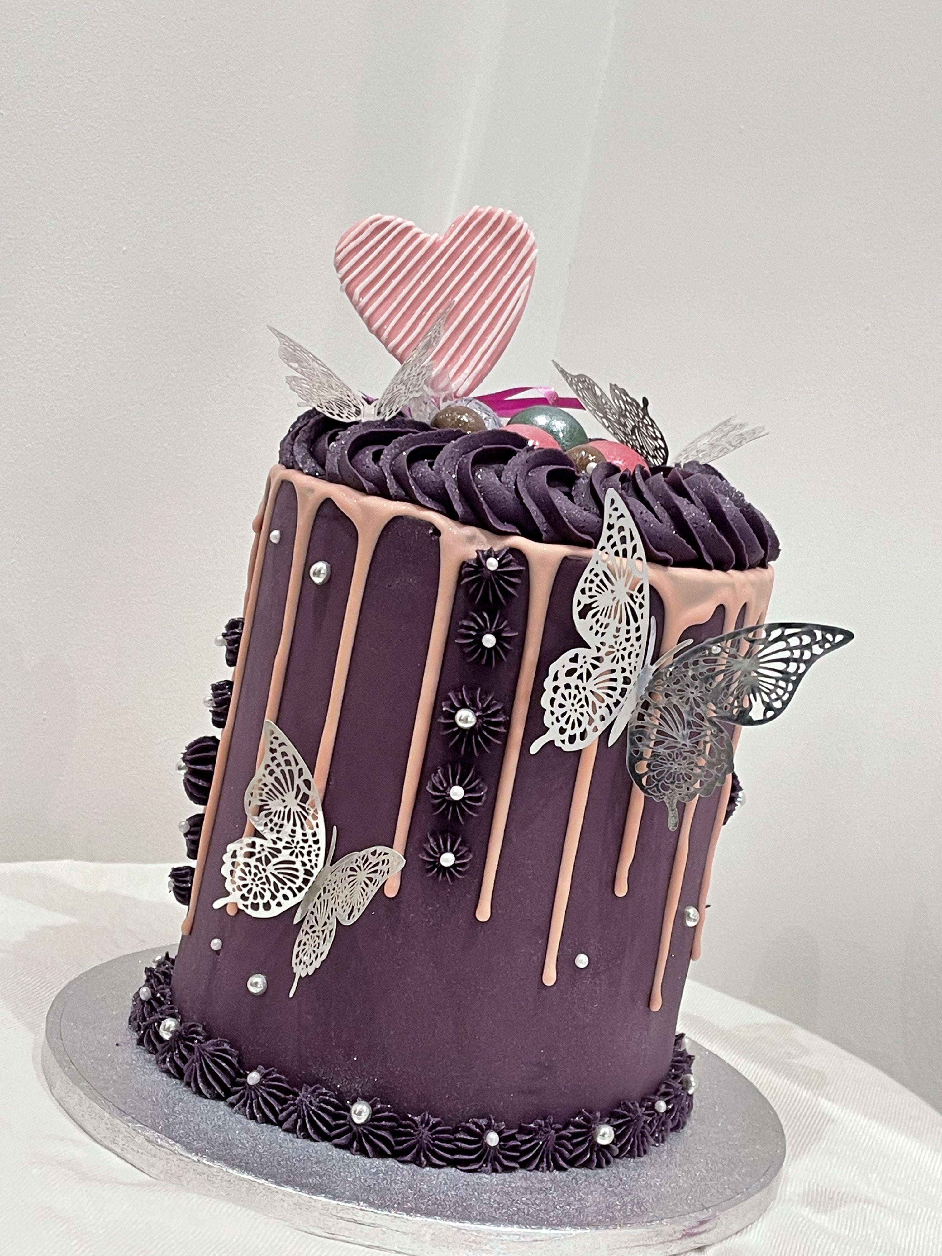 BUTTERFLY ELEGANCE OCCASION CAKE