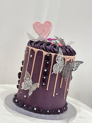 BUTTERFLY ELEGANCE OCCASION CAKE