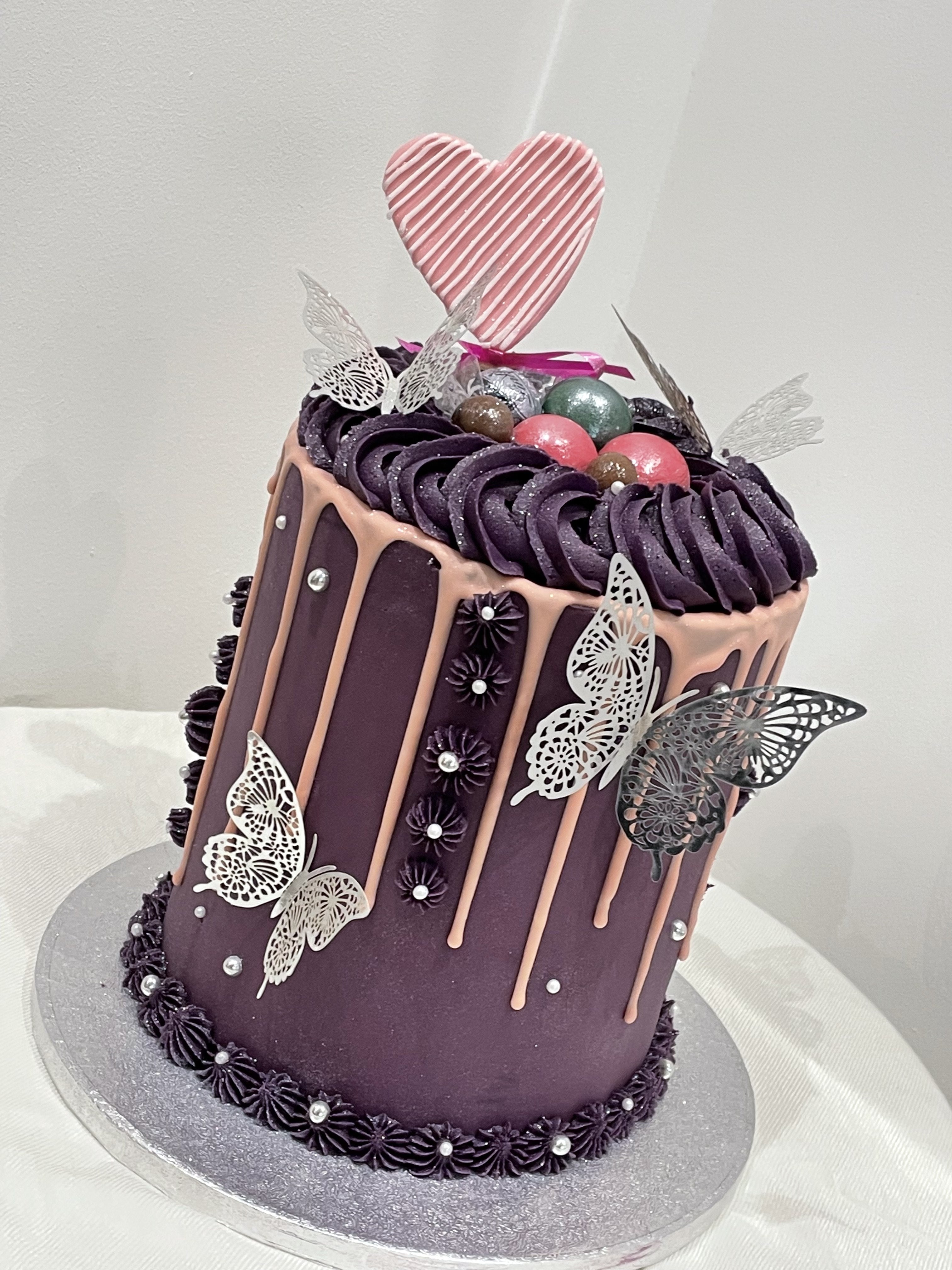 BUTTERFLY ELEGANCE OCCASION CAKE