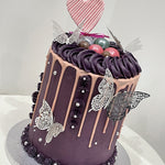 BUTTERFLY ELEGANCE OCCASION CAKE