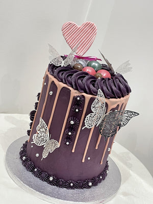 BUTTERFLY ELEGANCE OCCASION CAKE