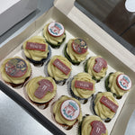 FOOTBALL THEMED CUPCAKES