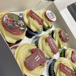 FOOTBALL THEMED CUPCAKES