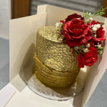PURE GOLD FLORAL CAKE