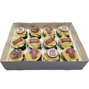 FOOTBALL THEMED CUPCAKES