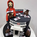 MONEY HEIST THEMED CAKE