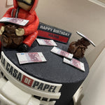 MONEY HEIST THEMED CAKE