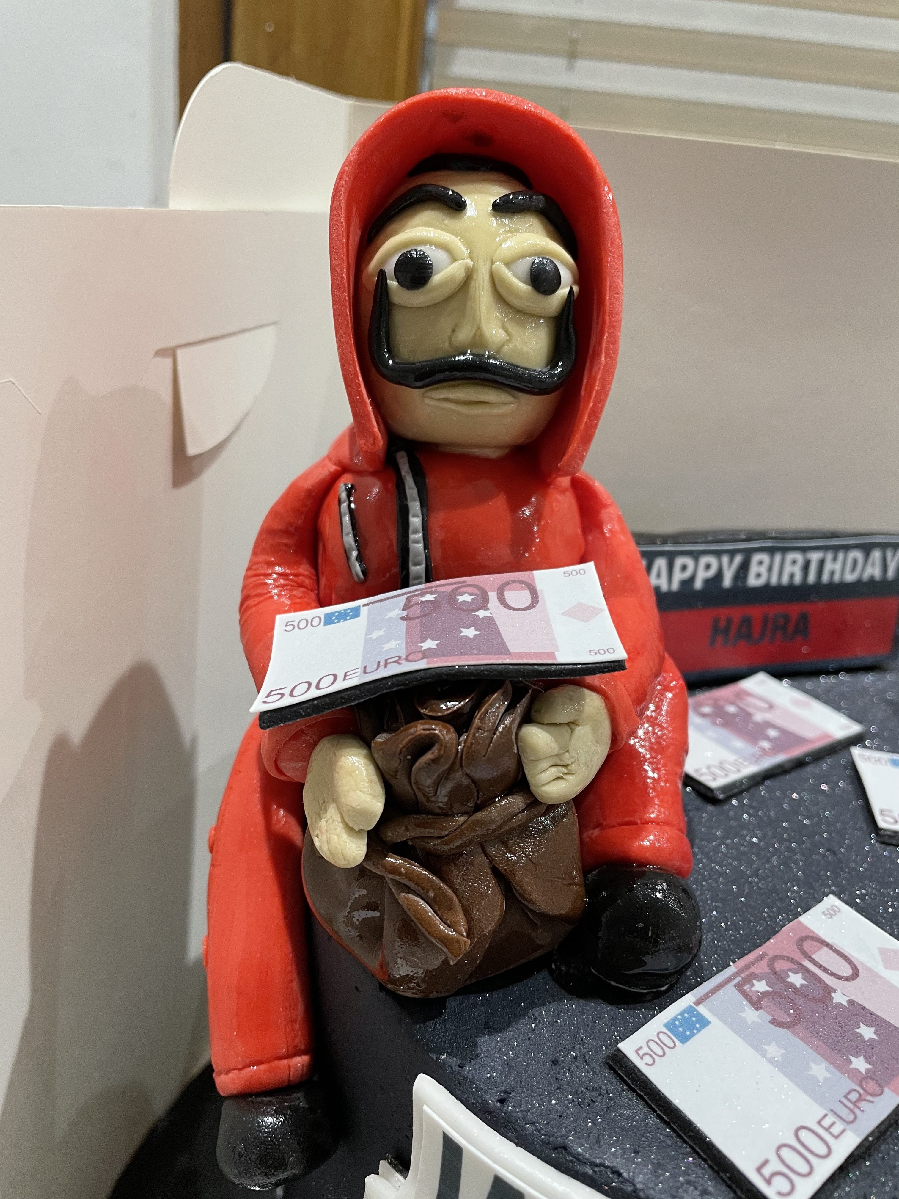 MONEY HEIST THEMED CAKE