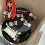 MONEY HEIST THEMED CAKE