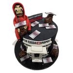 MONEY HEIST THEMED CAKE
