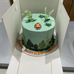 NATURE THEMED FRESH CREAM CAKE