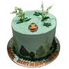 NATURE THEMED FRESH CREAM CAKE