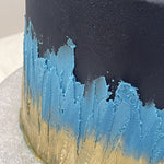 NAVY FLAME OCCASION CAKE