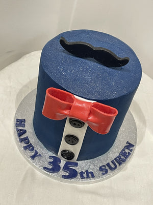 SHIRT WITH BOW OCCASION CAKE