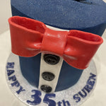 SHIRT WITH BOW OCCASION CAKE