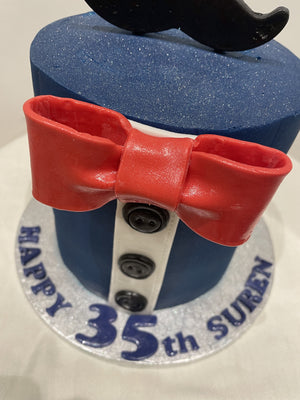 SHIRT WITH BOW OCCASION CAKE