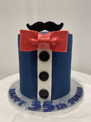 SHIRT WITH BOW OCCASION CAKE