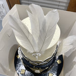 ELEGANT FEATHER OCCASION CAKE