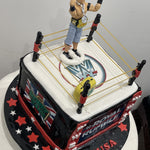 WWE THEMED CAKE