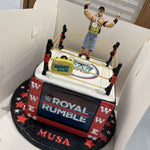 WWE THEMED CAKE
