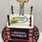 WWE THEMED CAKE