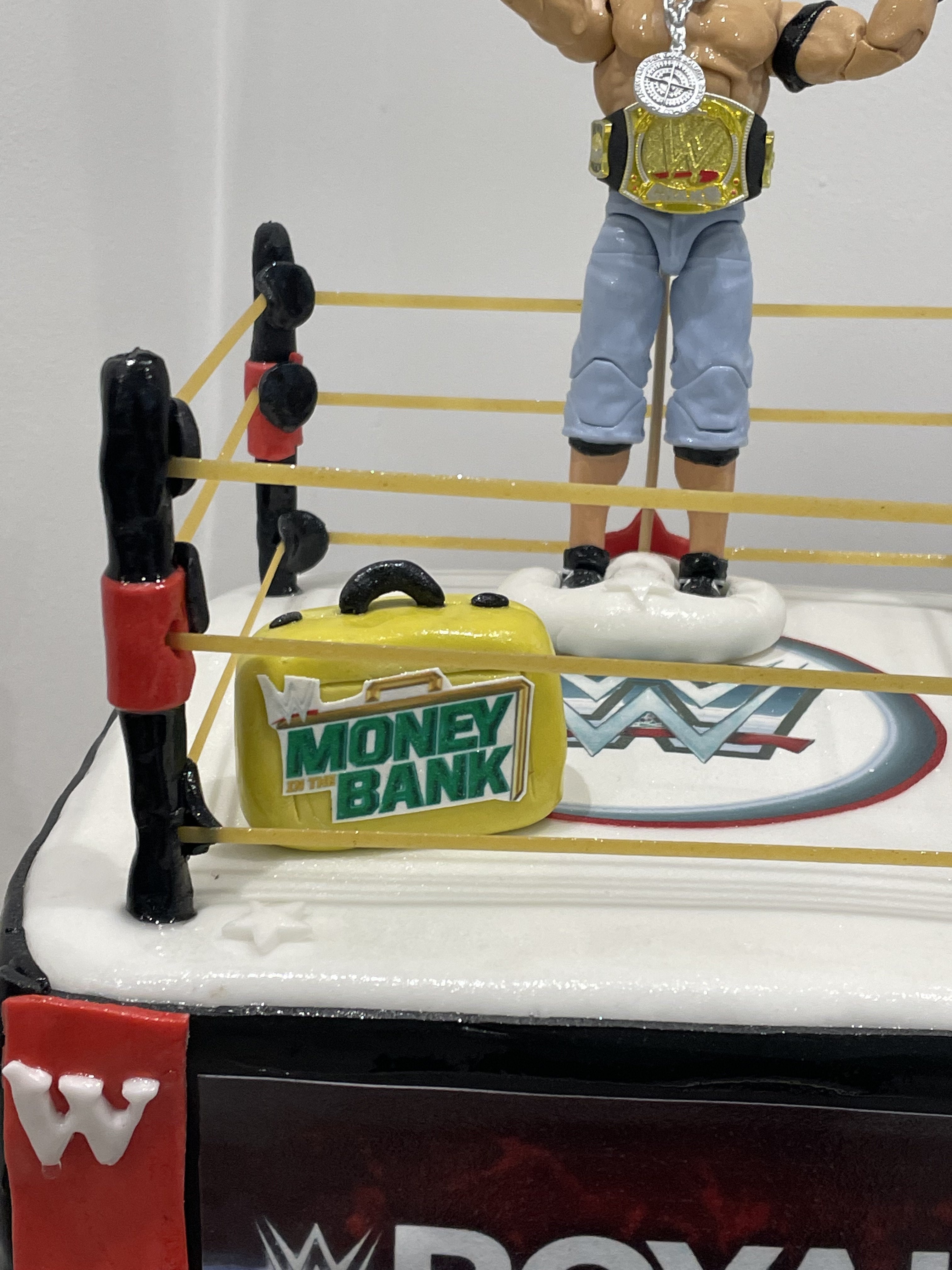 WWE THEMED CAKE