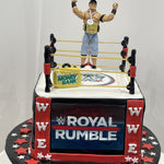 WWE THEMED CAKE